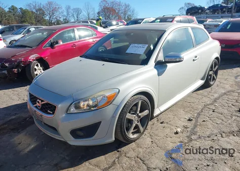 2011 Volvo C30 T5/T5 R-Design из США, поврежденный, VIN YV1672MK0B2192146